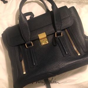 3.1 Phillip Lim Pashli Medium Satchel in Ink